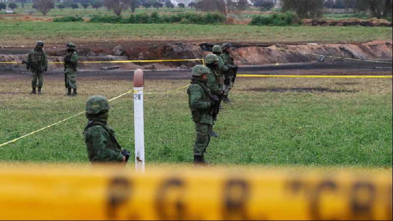 Ejército supo de la toma ilegal de gasolina cuatro horas antes