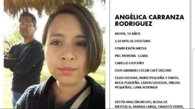 Ayúdanos a encontrarla Angélica Carranza