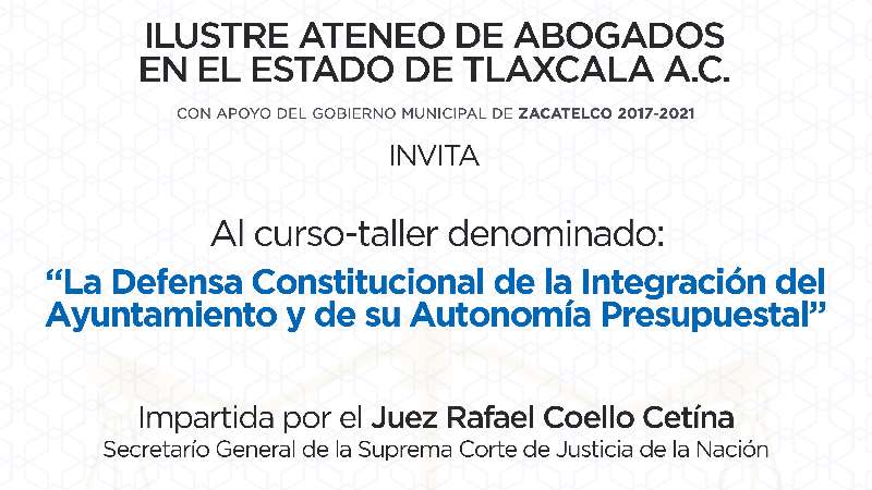 Curso taller en Zacatelco 