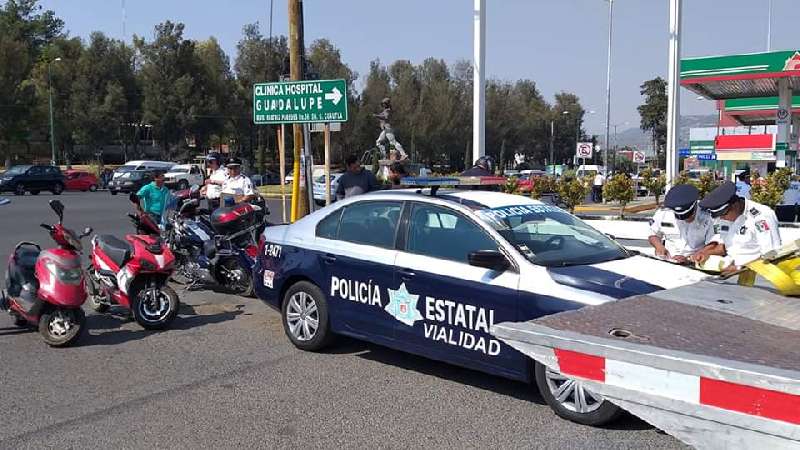 Motociclistas en mira, inician operativo para disminuir accidente