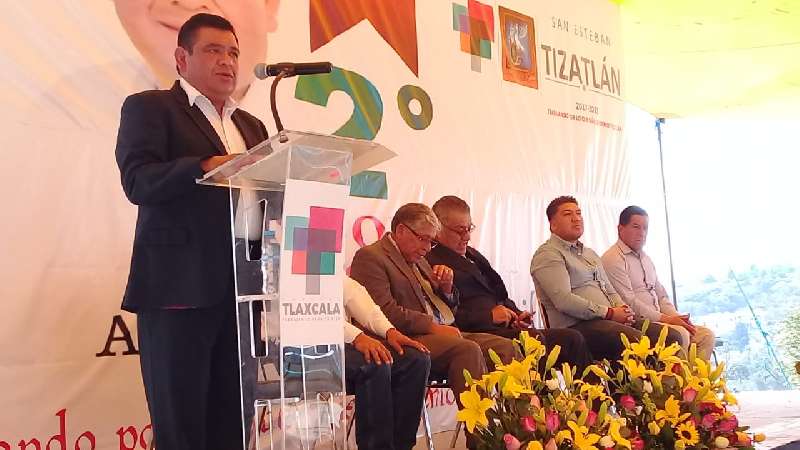 Rinde Segundo Informe presidente de comunidad de Tizatlán