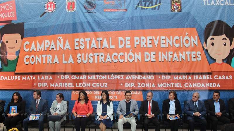 Anuncian campaña de promoción contra la sustracción de infantes 