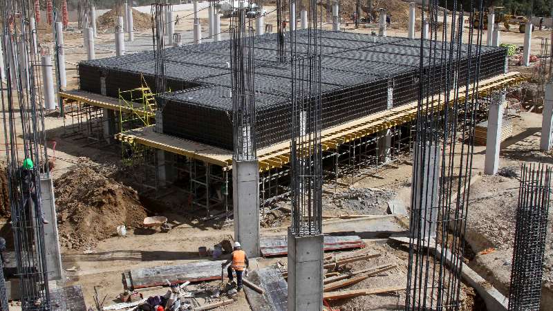 Avanza construcción de edificios del nuevo hospital general