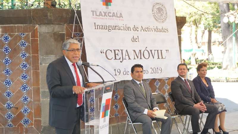 Inauguran “Ceja Móvil” ayuntamiento de Tlaxcala y TSJE 