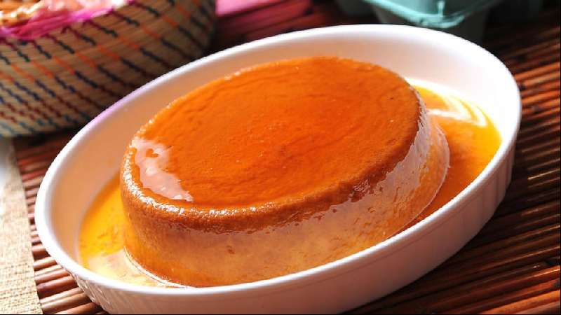 Flan de dos quesos