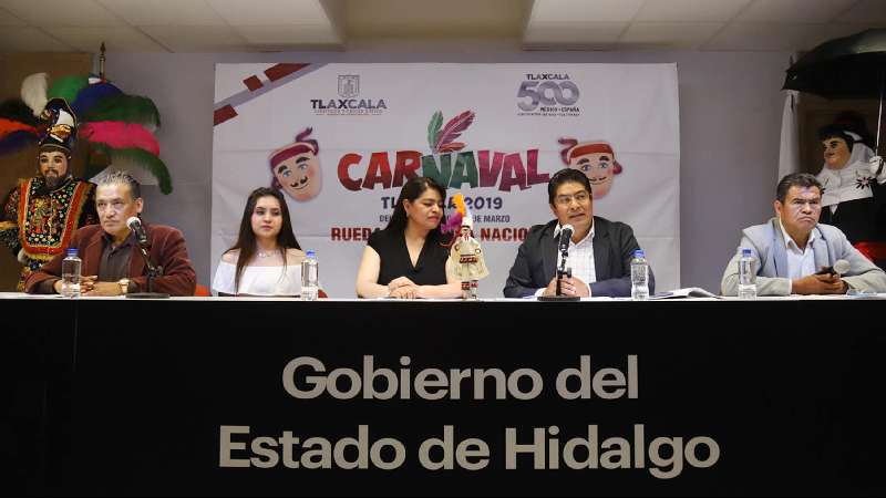 Presentan en Hidalgo actividades del carnaval 500 años Tlaxcala 