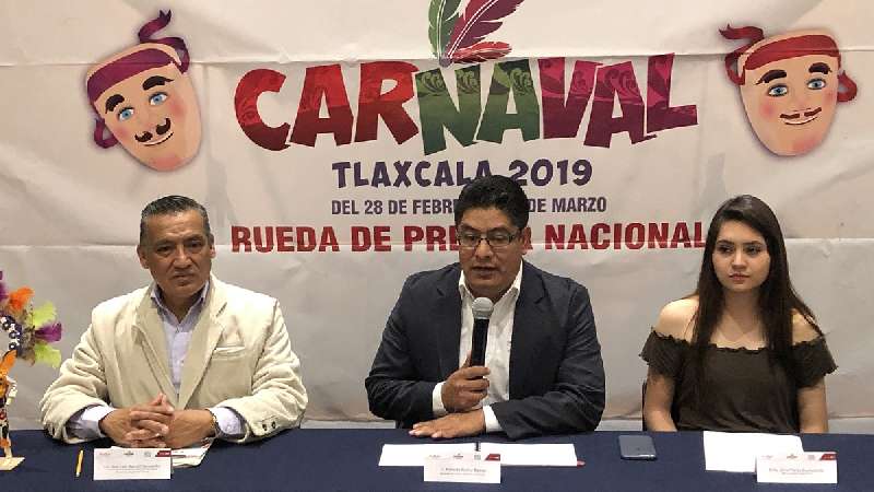 Presentan en Puebla actividades del Carnaval Tlaxcala 500 años