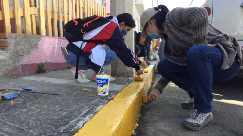 Jornada de limpieza a fraccionamiento Vista Hermosa de Atempan 