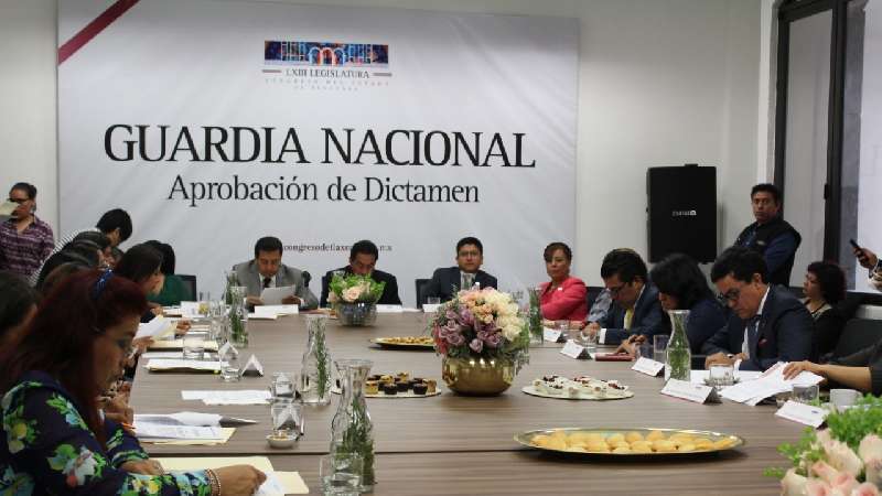 Avalan  comisiones unidas del Congreso de Tlaxcala