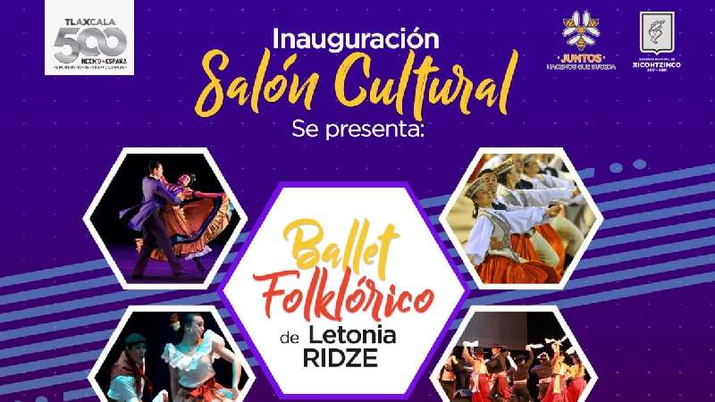 Ballet Folkórico de Letonia Ridze en Xicohtzinco 