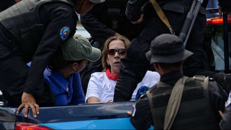 El régimen de Ortega reprime la manifestación en Nicaragua