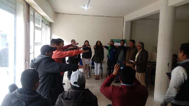 Toma protesta nueva Canaco de Chiautempan