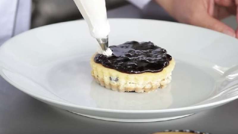 Cheesecake de queso mascarpone y blueberry