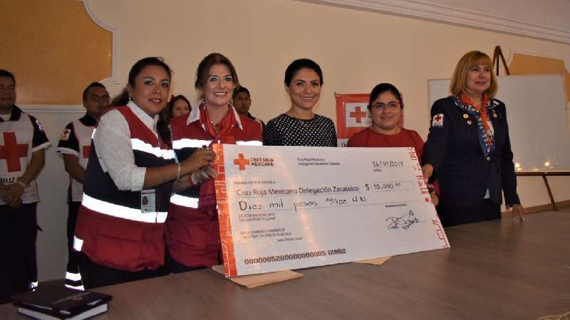 En Zacatelco inicia la colecta de la Cruz Roja Mexicana