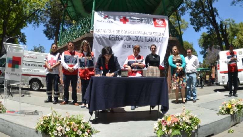 Ponen en marcha en la capital colecta anual de la Cruz Roja