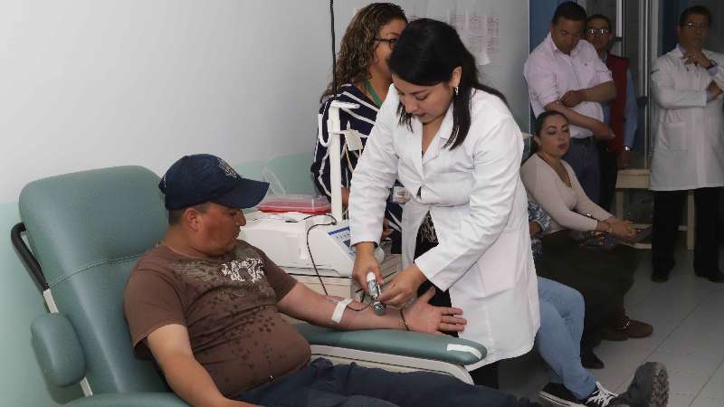 Incrementa cinco veces donadores voluntarios de sangre: SEPOL