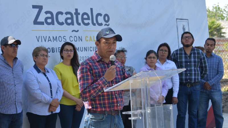Reinaugura Tomás Orea Tanques Elevados en Zacatelco