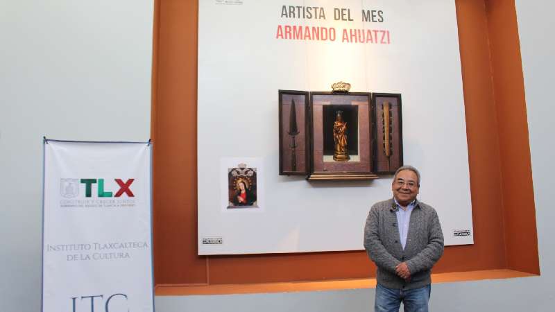 Reconoce ITC como artista del mes al pintor tlaxcalteca Ahuatzi