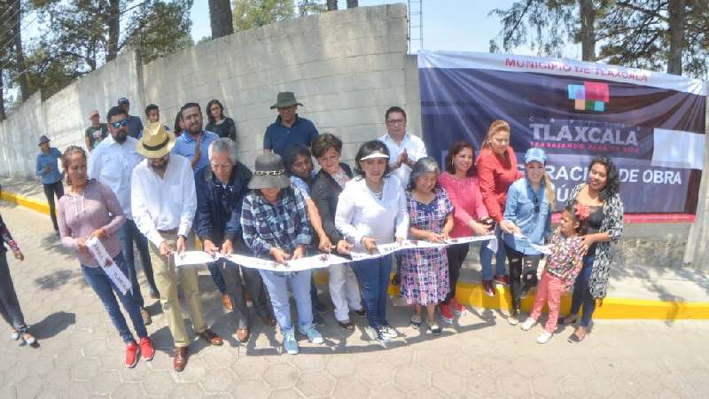 Inaugura Anabell Ávalos obras en Atempan 