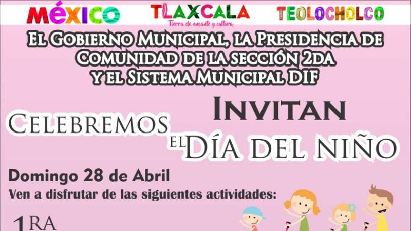 Festejo este 30 de abril en Teolocholco 