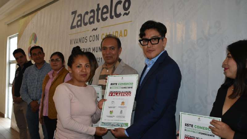Zacatelco dice no al uso de unicel