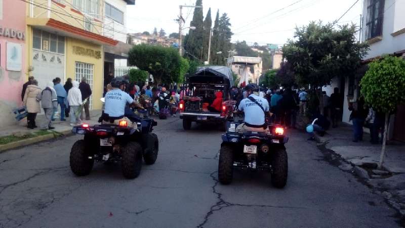 Continúa operativo vial en la capital por “Bajada de la Virgen”