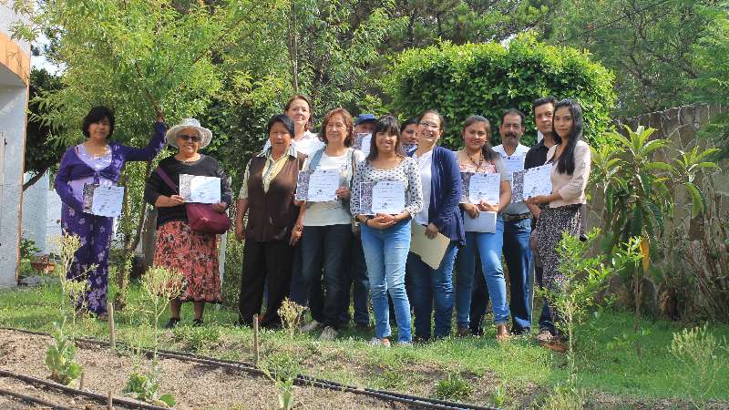 Culminan curso de “Agricultura Urbana” en IMM de Tlaxcala 