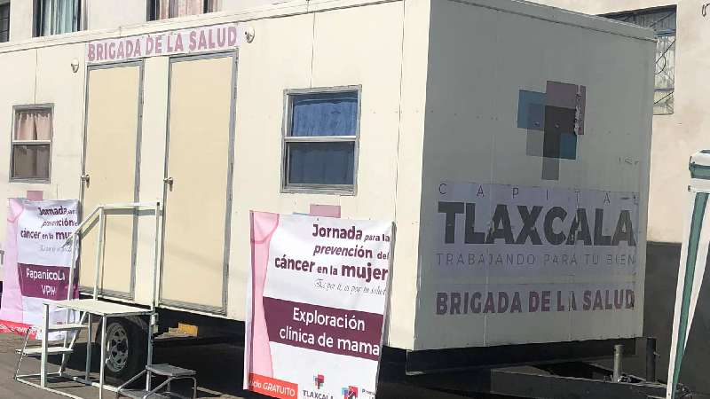 Continúan en capital con ruta de prevención de cáncer en la mujer