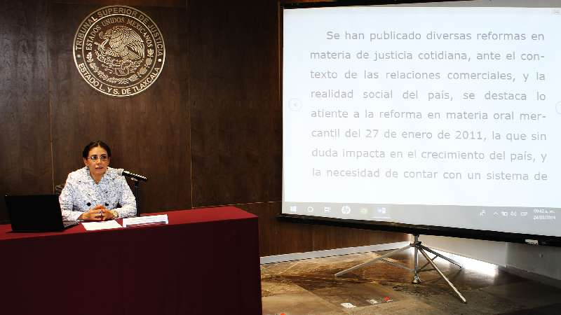 Arranca Poder Judicial curso-taller sobre “Oralidad Mercantil”