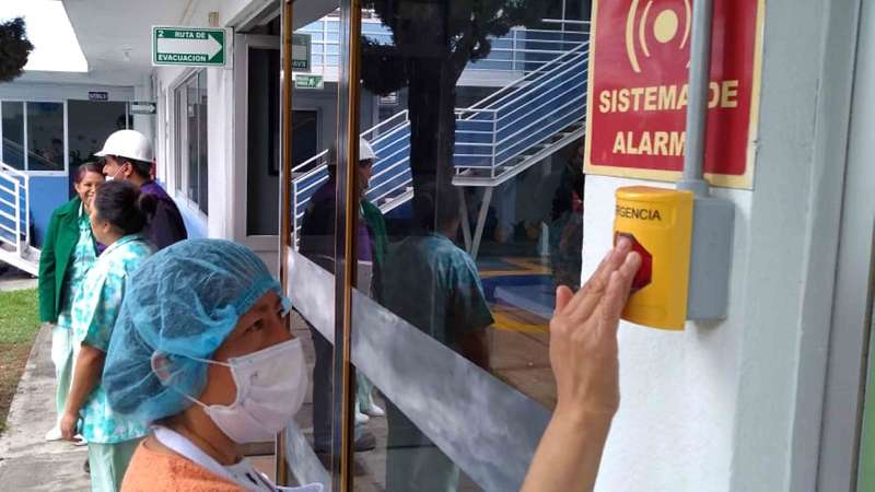 Realiza CEPC macro simulacro en estancias infantiles del IMSS