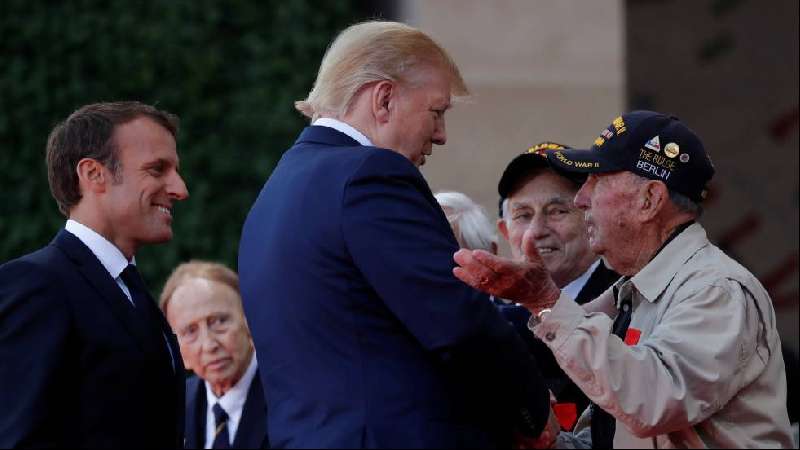 Trump y Macron rinden homenaje en Francia 