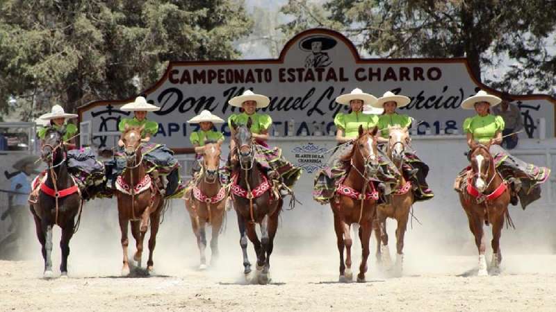 Listo selectivo infantil de escaramuza charra