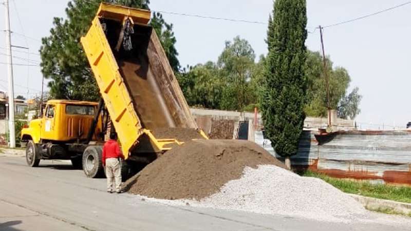 Ejecutan Programa Emergente de Bacheo en la capital