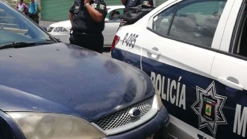 En persecución, policía capitalina detienen banda de asaltantes