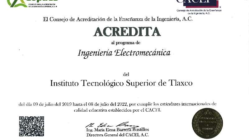 Logra Tecnológico de Tlaxco acreditación internacional