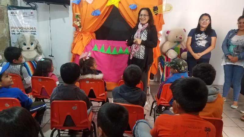 Dan inicio a Taller Infantil Si a los Valores, no a la Violencia