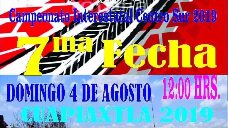 Campeonato interestatal centro sur 2019 en Cuapiaxtla 
