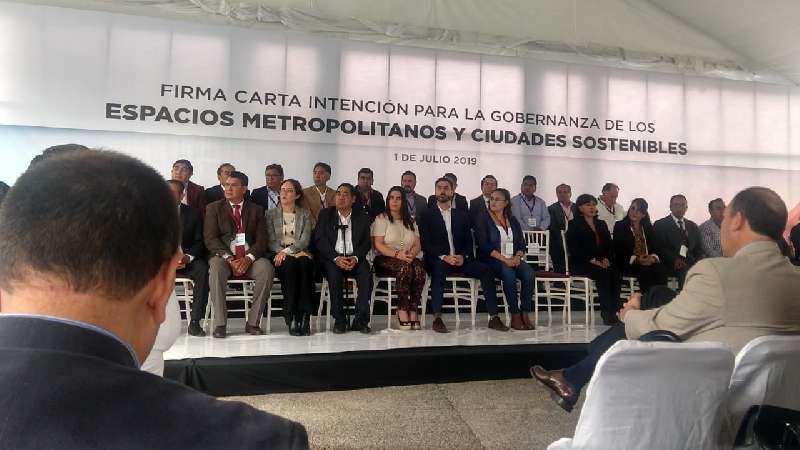 Zacatelco presente en la firma de Carta poder del Rio Zahuapan