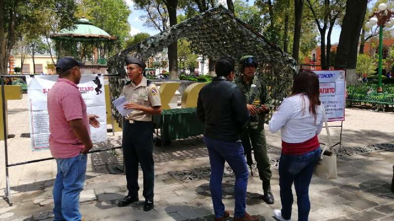 Llama ejercito a tlaxcaltecas para Guardia Nacional