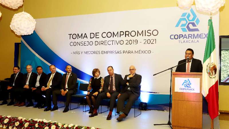 Atestigua Segob toma de compromiso del consejo directivo Coparmex