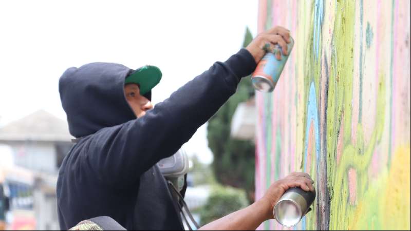 Se realiza en Xicohtzinco Festival de Arte Urbano