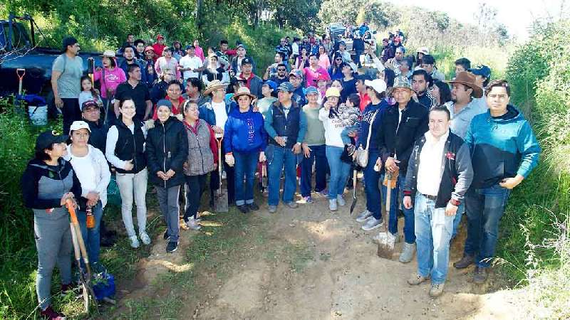 Rebasa la UATx meta de reforestación en el cerro Cuauhtzin