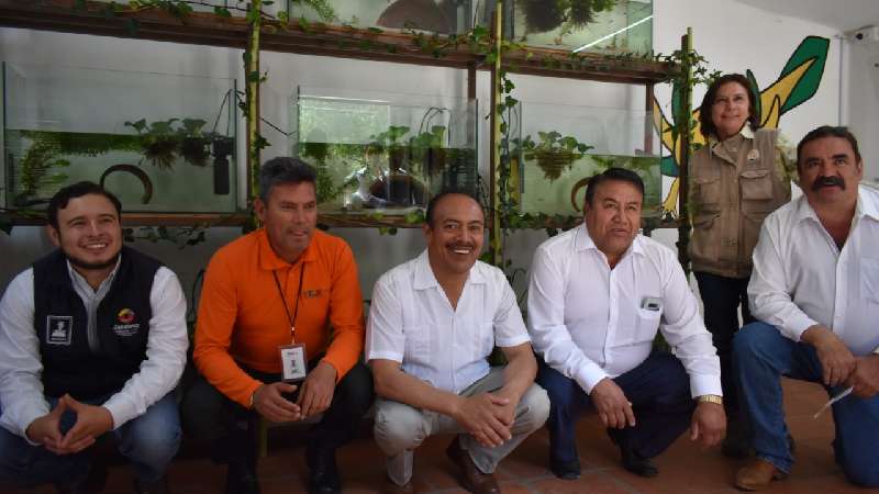 Se inaugura El Santuario del Ajolote mexicano en Zacatelco 
