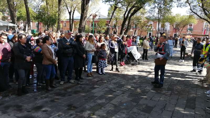 Se sumó comuna capitalina a Macro Simulacro Nacional