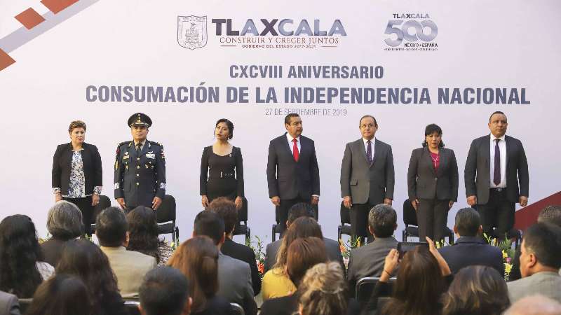 Conmemoran 198 aniversario de la consumación de la independencia