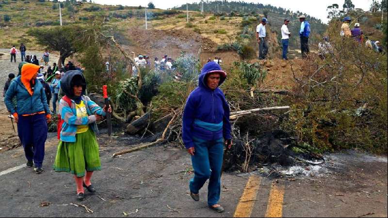 Las movilizaciones de indígenas en Ecuador 