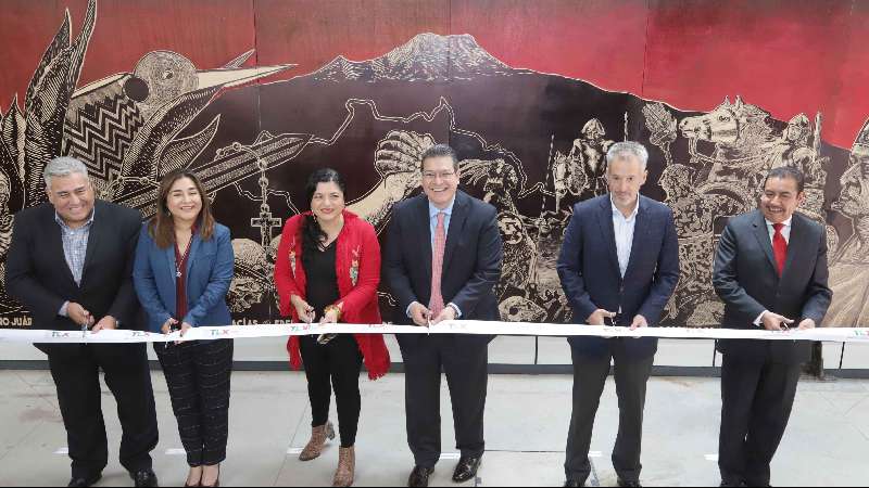 Inauguran Frausto y Mena complejo artístico 500 años