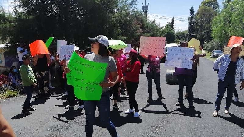 Estalla conflicto por fallas de agua en Panotla