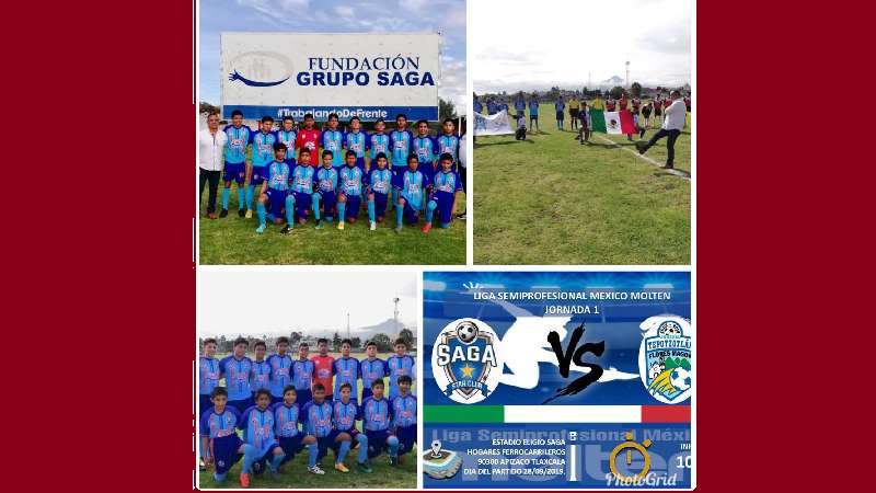 SAGA STAR F. C. debuta en tercera división de Liga Molten