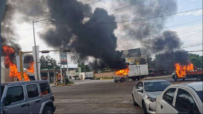 Caos se apodera de Sinaloa tras la detención de hijo de El Chapo